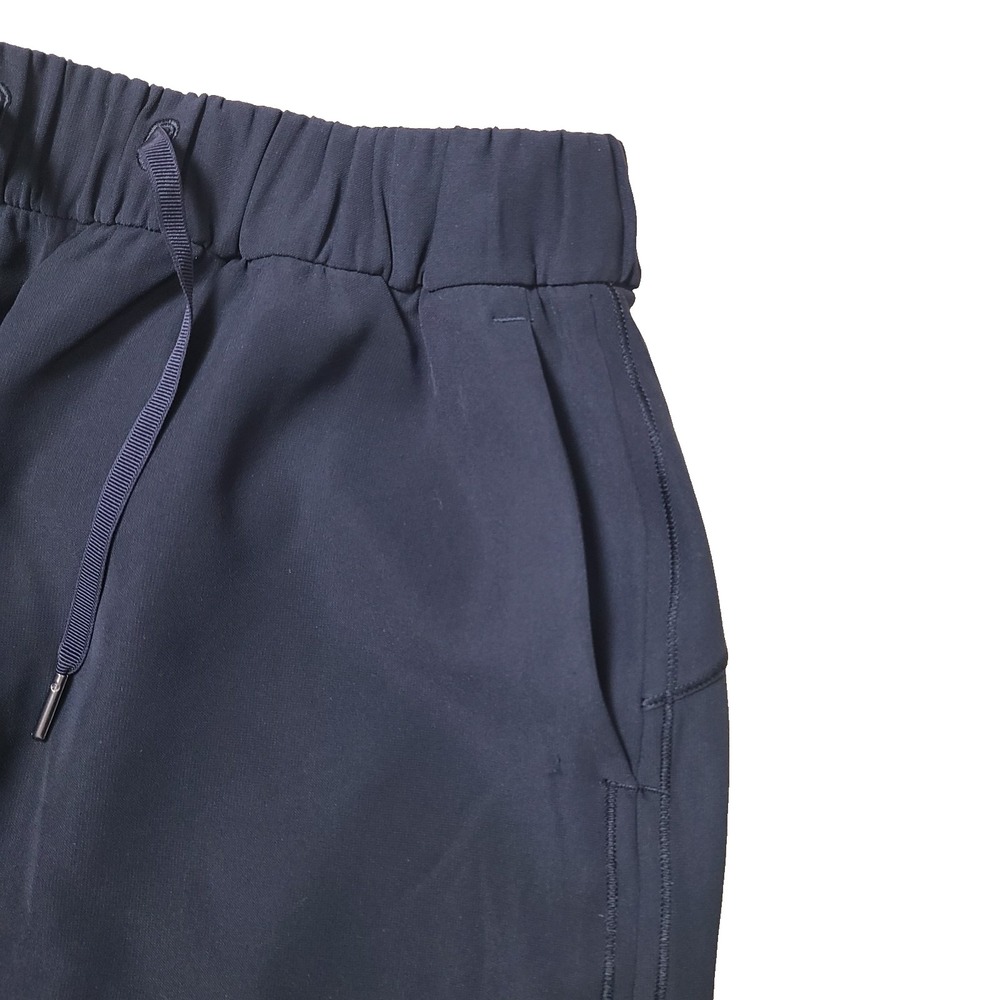 Lululemon On The‎ Fly Skirt Black Pull-On Elastic Waist Drawstring Athleisure 8 - Picture 4 of 9